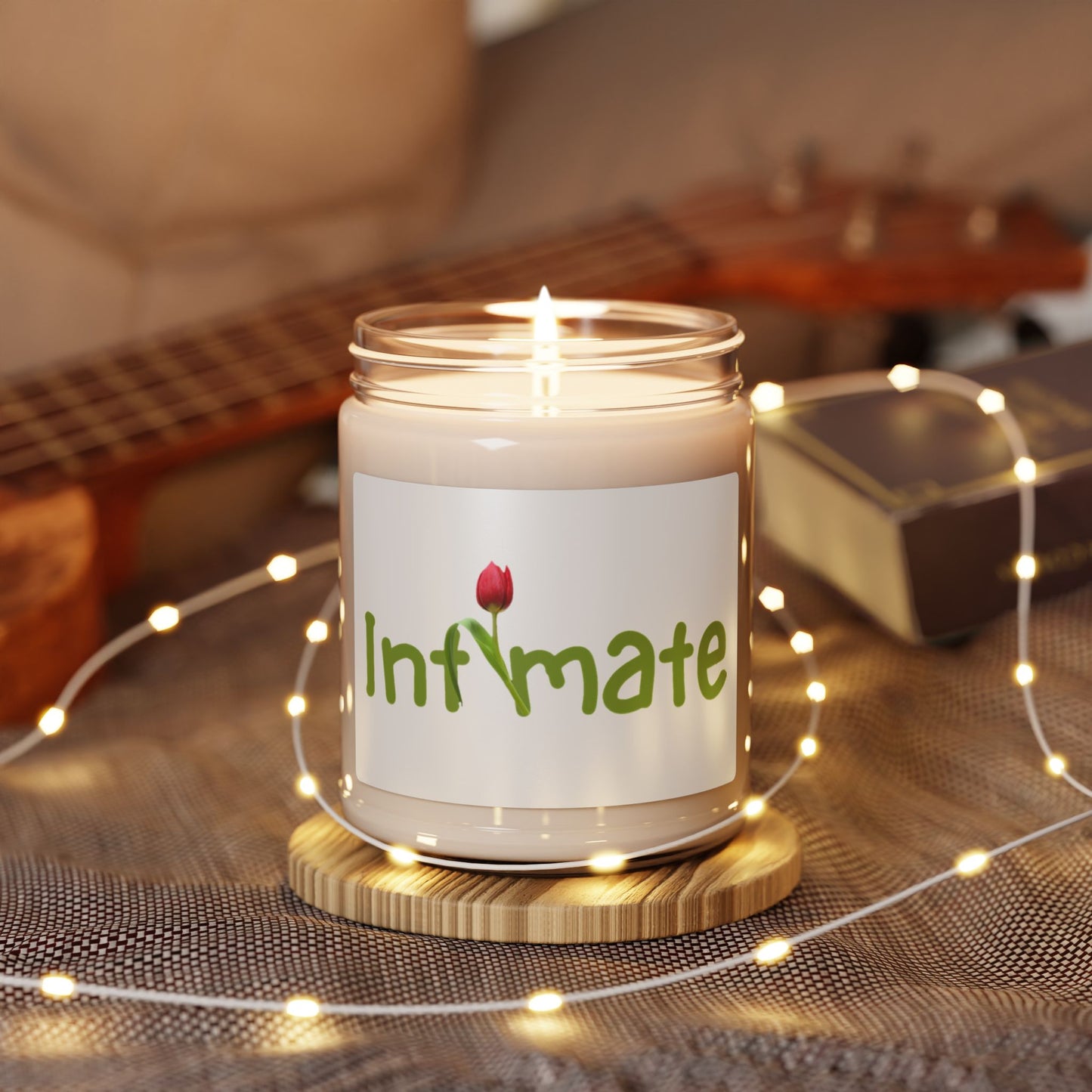 Intimate Scented Soy Candle, Romantic Home Decor, Gift for Couples, Relaxation Candle, Aromatherapy, Wedding Favor