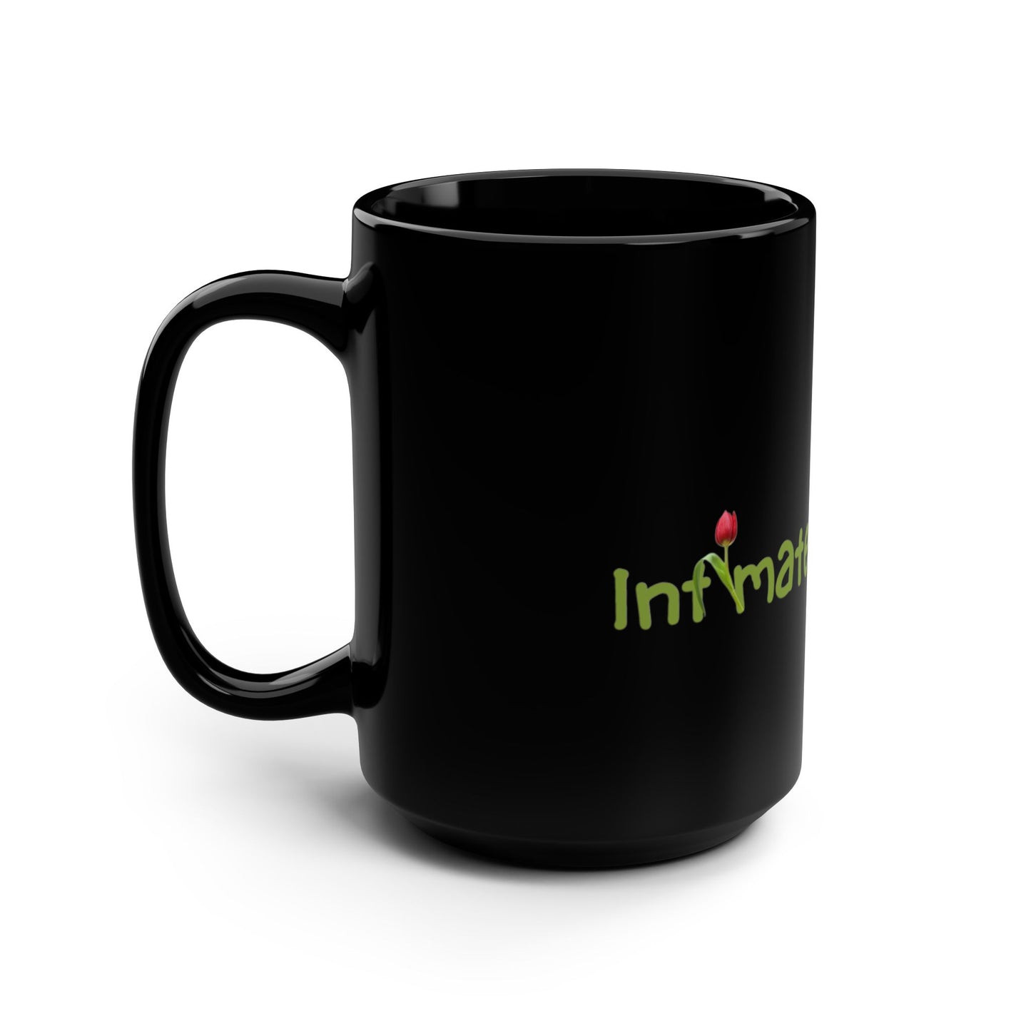 Inflexible Black Mug - 15oz Coffee Cup for Plant Lovers
