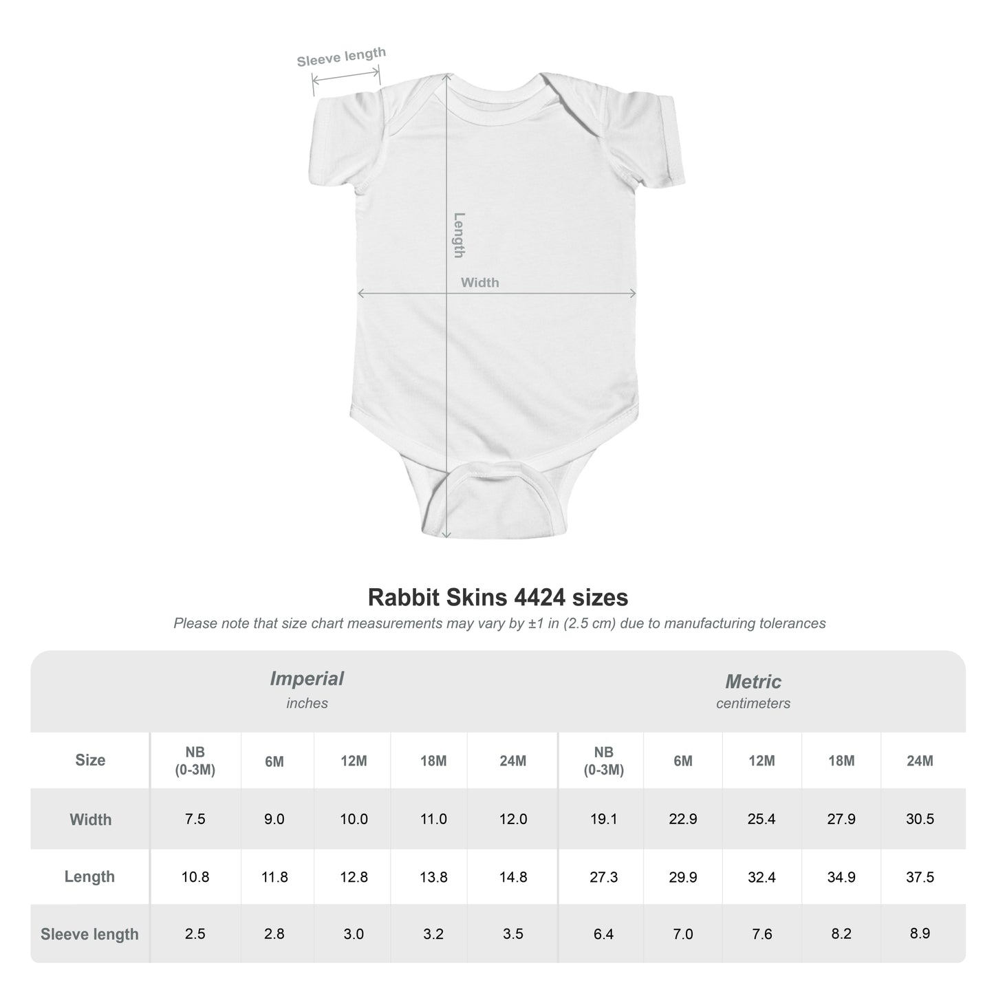 Infant Fine Jersey Bodysuit - Cute & Comfy Baby Outfit, Perfect for Baby Showers, Gifts, Newborns, Everyday Wear, Unique Design