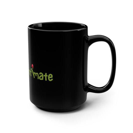 Inflexible Black Mug - 15oz Coffee Cup for Plant Lovers