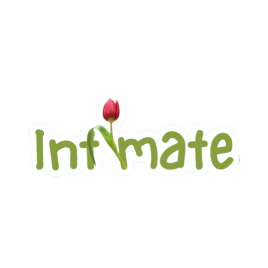Intimate Kiss-Cut Stickers | Floral Laptop Decals, Cute Gift, Aesthetic Wall Art, Planner Decoration, Unique Party Favor